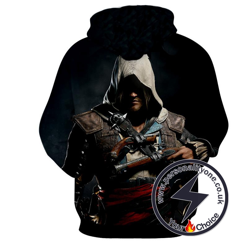 Assassin's Creed 3D - Edward - Assassin's Creed Hoodies